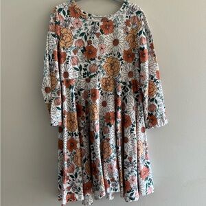 Floral twirl dress